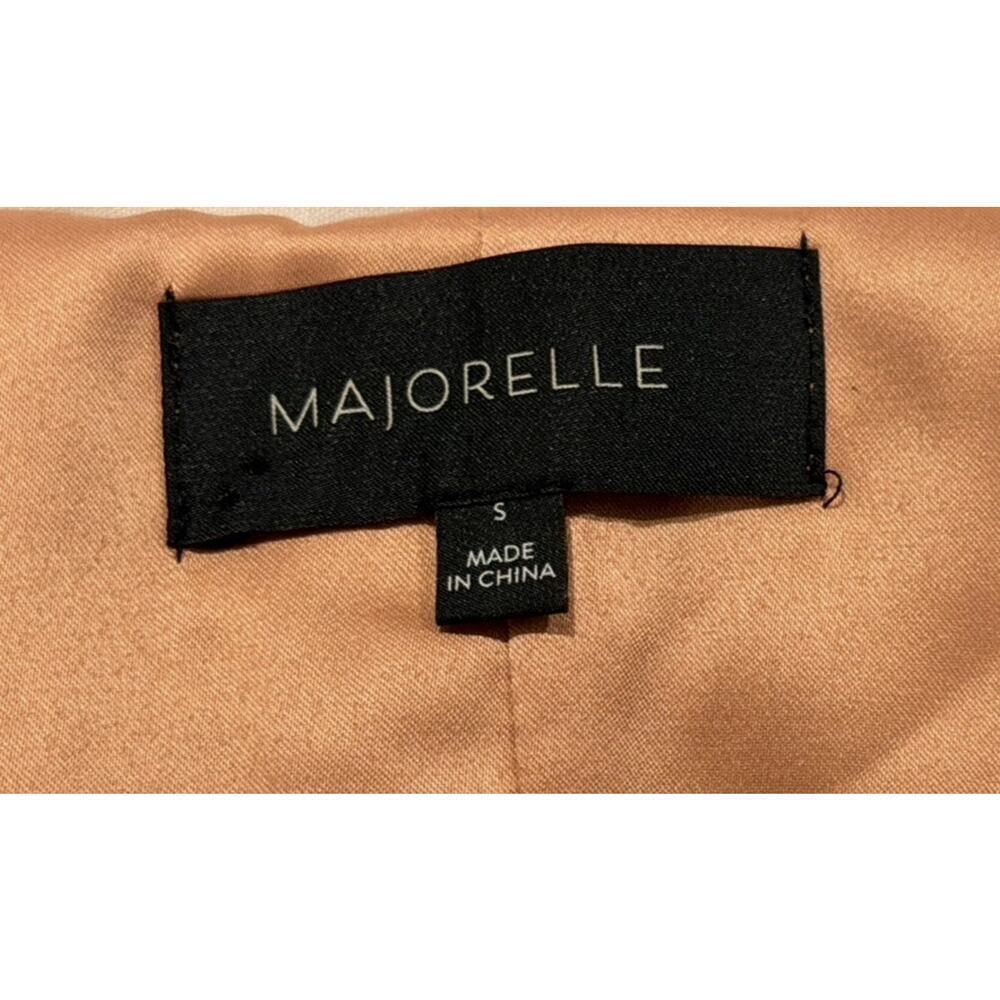 Majorelle Roma Top Golden Blush Women’s Small Ruffle V-Neck Floral Lace Fairy - Picture 12 of 15